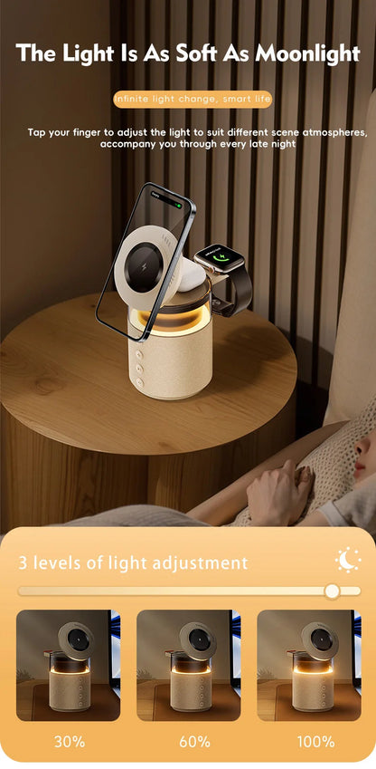 5-in-1 Magnetic Wireless Charging Station